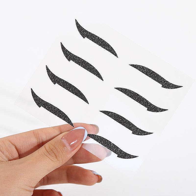 Eyelid and Eyelash Self-Adhesive Stickers: Stage, Party, and Nightclub Glam - European & American Style with Diamond Eyeliner