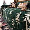 Christmas Festival Decoration Chenille Sofa Cover,All Seasons Blanket Sofa Towel,Living Room Sofa Cover,Anti-cat Scratch Cover