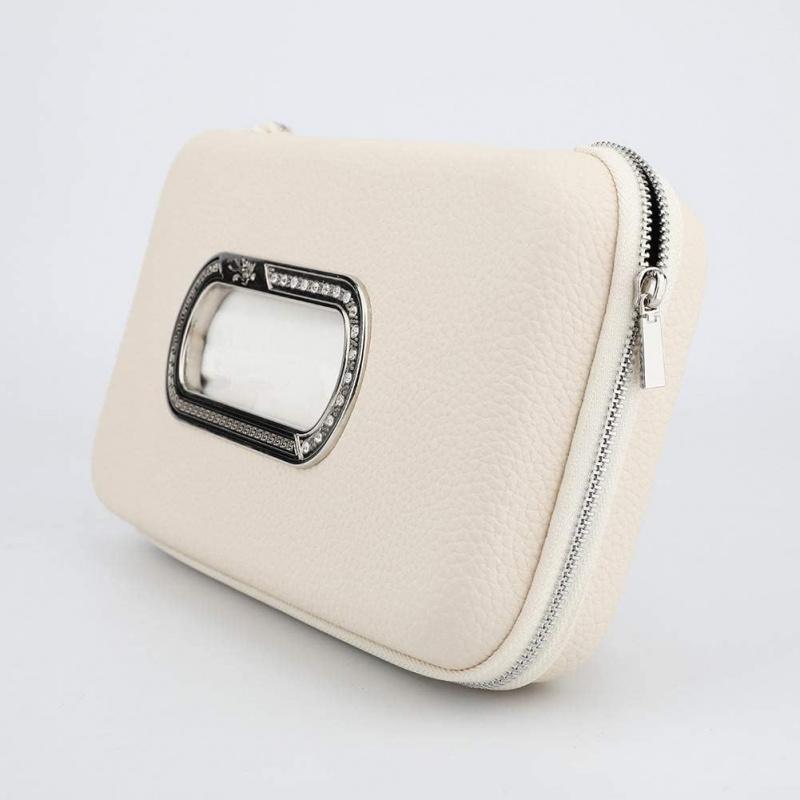 Car Tissue Holder, Sun Visor Napkin Holder, Car Visor Tissue Holder, Luxury PU Leather Backseat Tissue Case Holder (Beige)
