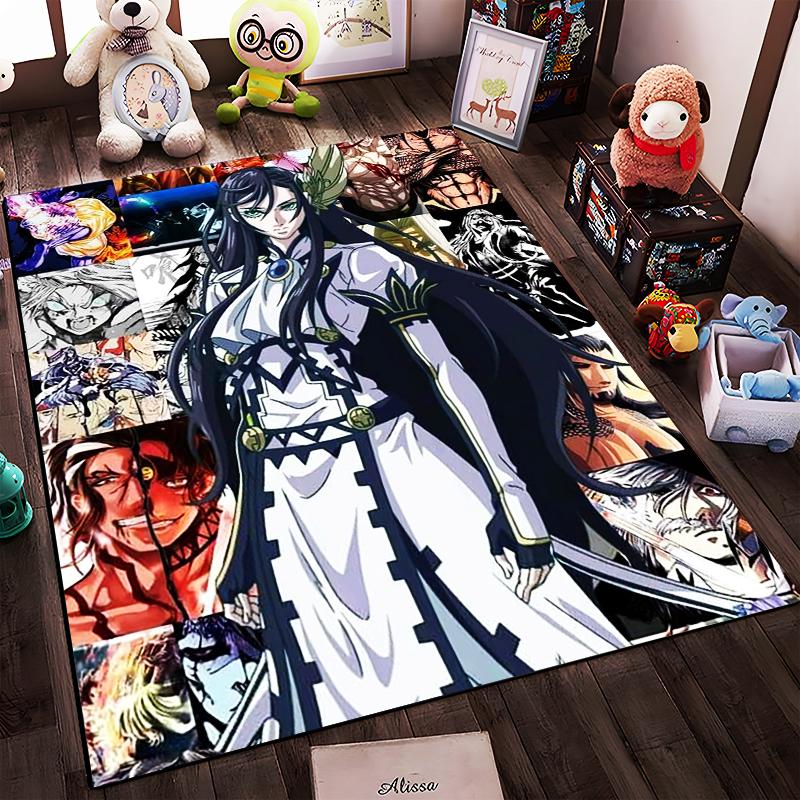 "Anime Character Carpet with Epic Design for Living Room Decor" Suitable for Use As an Anti-slip for Living Room Bedroom Sofas