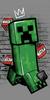 Ręcznik Plażowy 70X140 Minecraft Metro Art Creeper Szary Bawełniany Frotte Dziecięcy