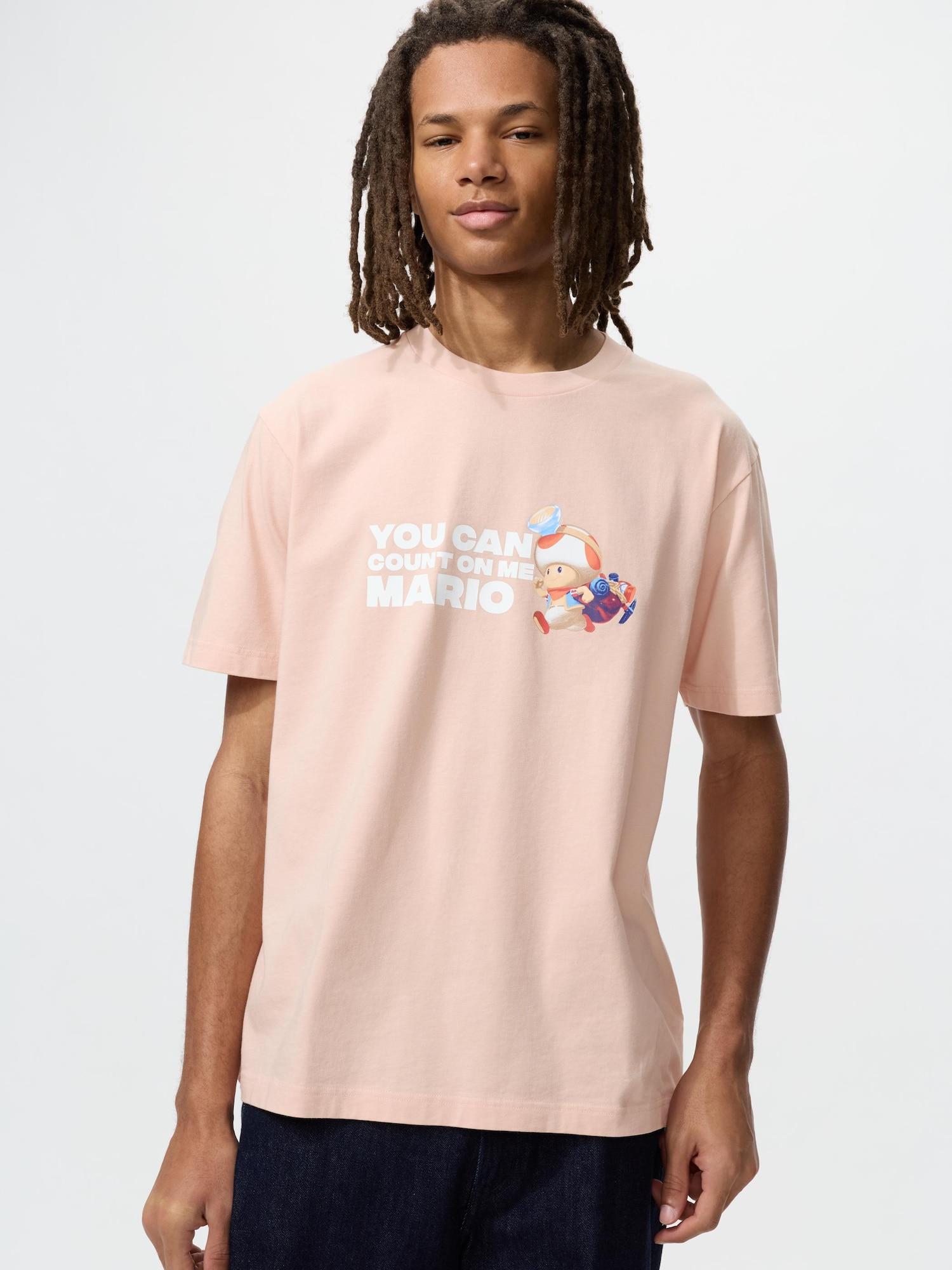 Uniqlo Japan The Super Mario Galaxy Movie Ut 10 PINK/XS