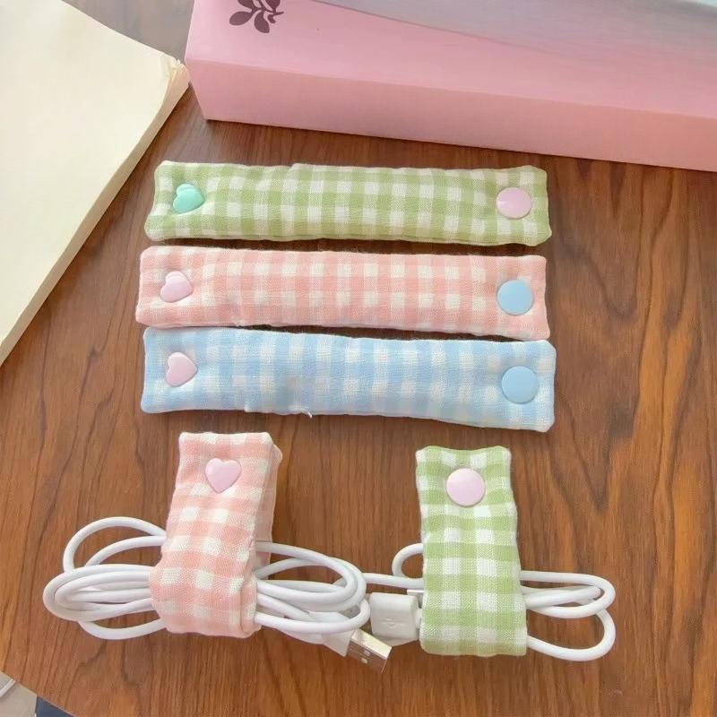 1PC Reusable Data Cable Storage Buckle, Charging Cable Headphone Cable Organizer, with Snap Button Design for Easy Portability