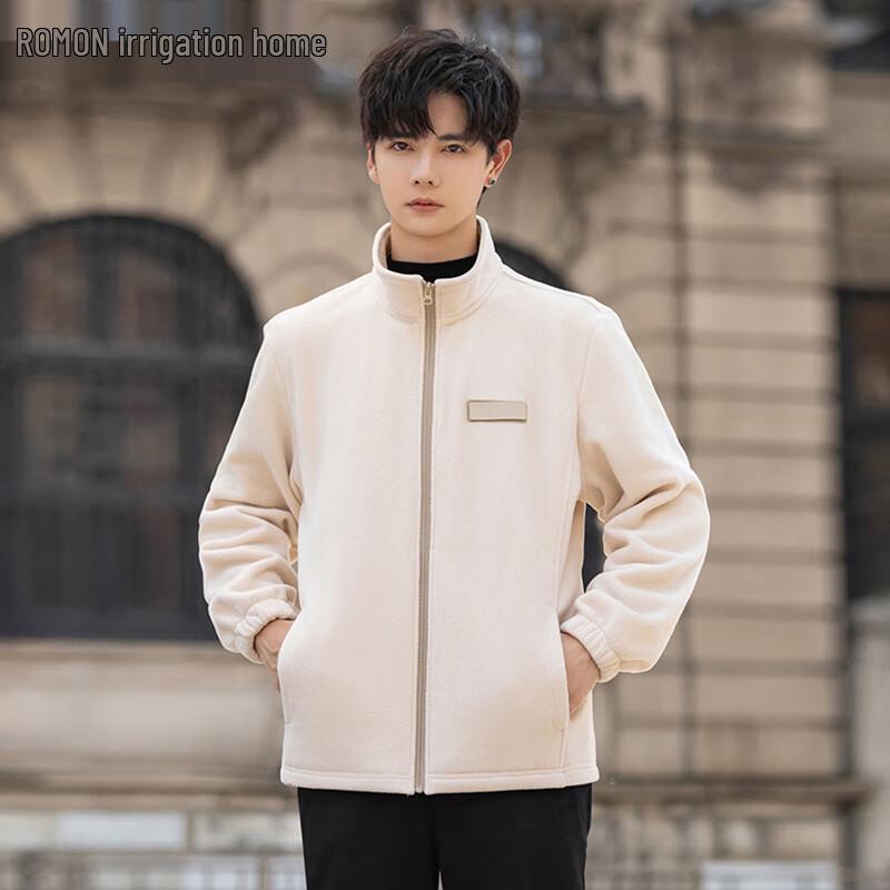 

ROMON Men s Casual Stand-Collar Windproof Jacket XL