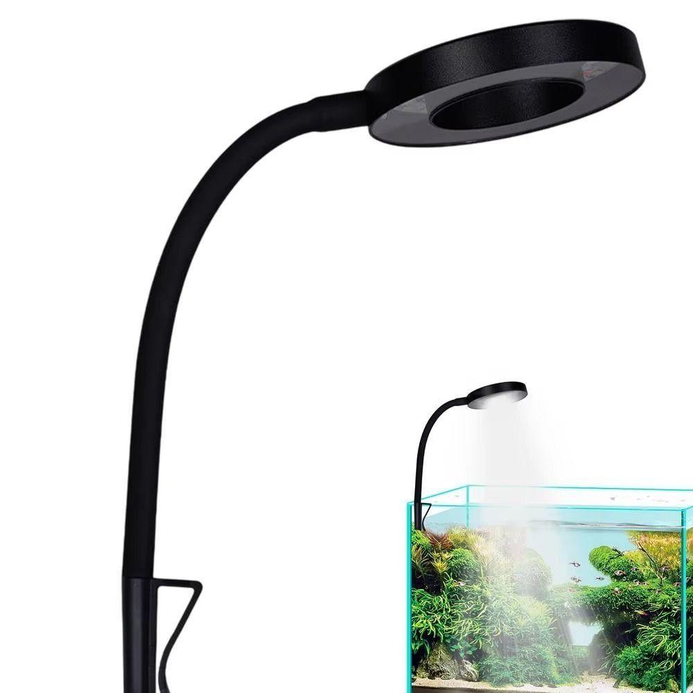 USB Plug Fish Tank Lamp LED Fish Light Clamp Lighting Clip on Aquarium Light  Aquariums Decor