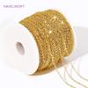 Catene Sottili all'Ingrosso Placcate Oro 18K Catene a O da 2,0 MM Per la Realizzazione di Gioielli, Catena di Metallo Ottone all'Ingrosso, Componenti per Collane Braccialetti Fai da Te