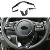 Carbon Fiber 2X Car Steering Wheel Decor Cover Trim For Kia Forte K3 2019-2024