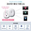 SANWA DIRECT Miniclip Bluetooth 5 with Mobile Mouse, Ultra-Small, Quiet, Rechargeable, Buttons, Portable, Multi-Pairing Support, Strap, Mouse, Black,