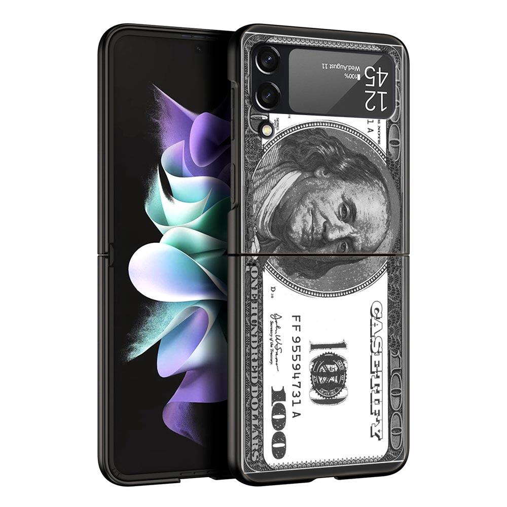 Z Flip 4 Phone Case for Samsung Galaxy Z Flip 3 5G ZFlip3 Flip3 Zflip Flip4 Black Hard Cover Vintage Tape Camera Gameboy Shell