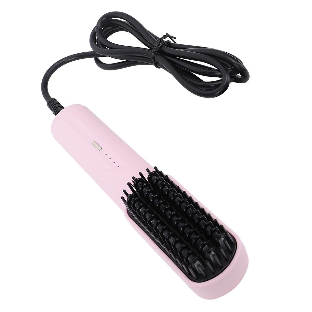 Hair Straightening Brush Negative Ionic Hair Straightener Brush Hairdressing Tool Heat Settings Anti