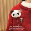 Adorable Red Panda Brooch: Cute Plush Backpack Pin for Students, Couples & Women - Perfect Birthday Gift