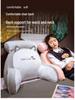 Ice Bean Weiches Kopfteilkissen: Lendenwirbelstütze & Großes Rückenlehnenkissen für Bett & Sofa - Perfekt für Sommerlektüre