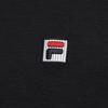 Fila Heritage Fashion Minimalist Casual Everyday Versatile Comfortable Logo Embroidered Solid Color Knitted Short Sleeve T-Shirt F11M548101FNV