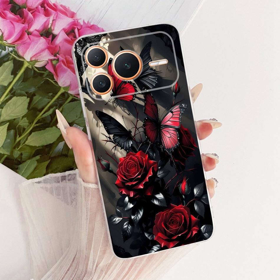For Honor Power 2 / Power 5G 2026 Cute Flower Butterfly Cat Painted Case For Honor Power Power2 Soft Silicone TPU Phone Cases