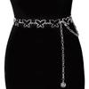 Bohemia Retro Silver Color Metal Butterfly Tassel Waist Chain for Women Bikini Skirt Temperament Body Jewelry Belt Accessory