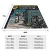 Metal Gear Solid Enter Shadow Moses Comic MGS1 Games Blanket Portable Throw Blanket for Bedroom Office Throws Bedspread Quilt