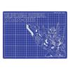 Stationery Mobile Suit The Witch of Mercury Cutter Mat Pattern A Sun-Star Gundam A4, (Gundam Aerial)