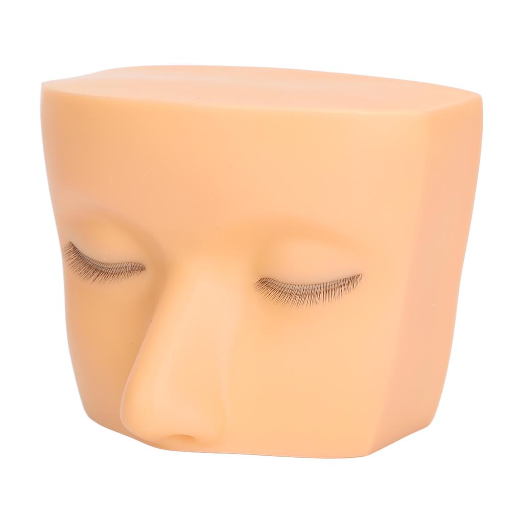 Lash Mannequin Head Elastic   3 Layer Lashes Eyelash Mannequin Head Practice for Beginner