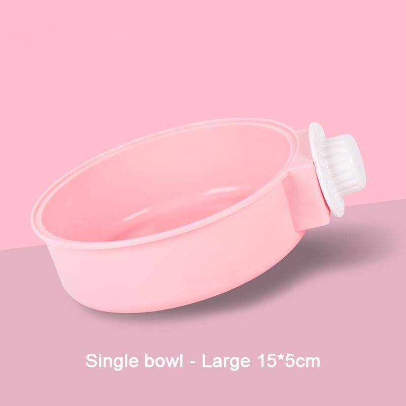 Anti-Tipping Fixed Hanging Dog Bowl Dog Cage Stainless Steel Drinking Bowl Pet Bowl Pet Supplies