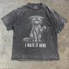 I Hate It Here Wet Cat Shirt, Funny Sarcastic Meme Tee, Comfort Colors Kitty Mom Gift, Vintage Angry Animal Lover Tshirt
