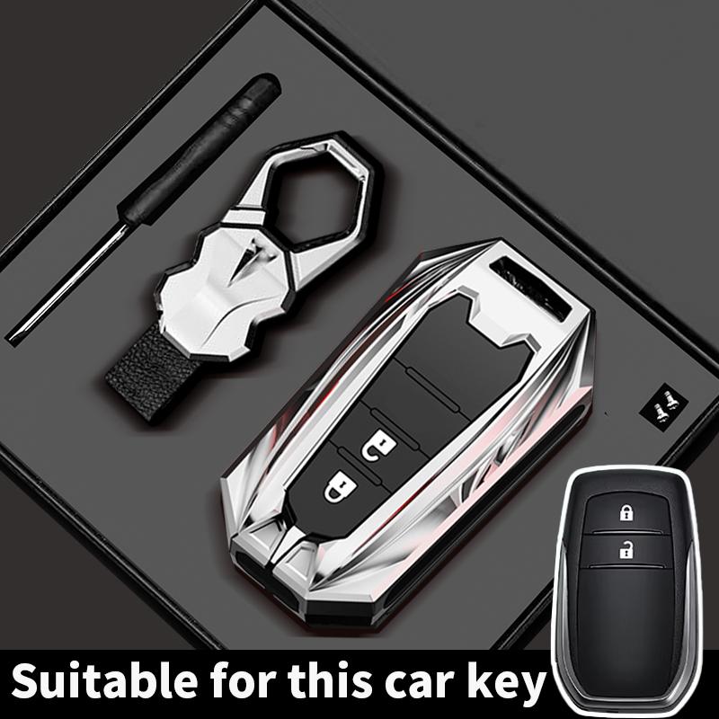Husă Cheie Auto Pentru Toyota Hilux 2024 Yaris Corolla 2023 Rav4 2021 CHR Revo Auris Innova Highlander Venza Suport Chei