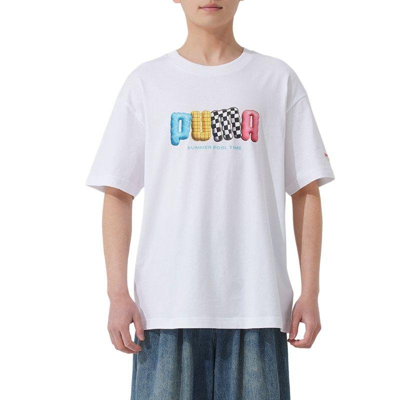 

Puma Breathable Fashion Casual Short Sleeve T-Shirt Men Tops White 632983-02 2XL
