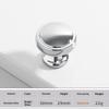 Aluminum Alloy Furniture Knobs Rustproof Waterproof Surface Classic Design for Cabinet Drawer Dresser Bathroom Kitchen Furniture