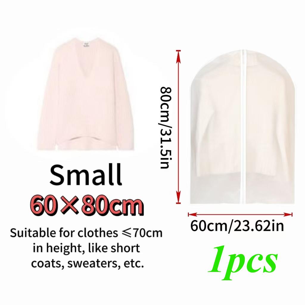 

Dust-proof Clothes Protector Cover Bag,Fully Enclosed Garment Cover with Zipper,Clothes Bags Hanging,Durable Clothe Storage Bag
