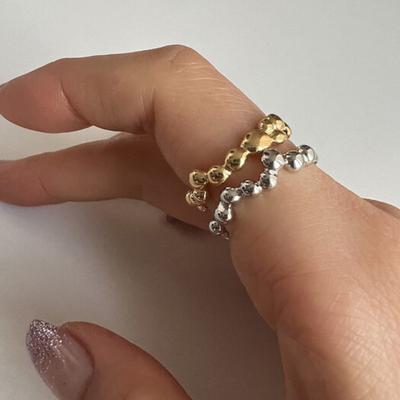Mosxe [925silver] Bubble Ring (2color)