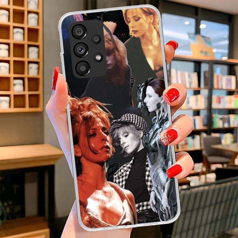 Mylene Farmer Phone Case For Samsung Galaxy A12 A22 A32 A52 A72 A02S Phone Case Note 20 Ultra 10 S10 Plus A51 A71 A50S A20S A10S