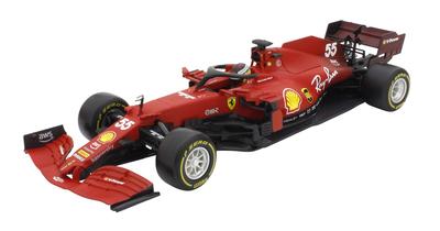 Bburago Měřítko Ferrari SF21 Sainz Hotový produkt 1/18 (2021) č.55 C. Jr.