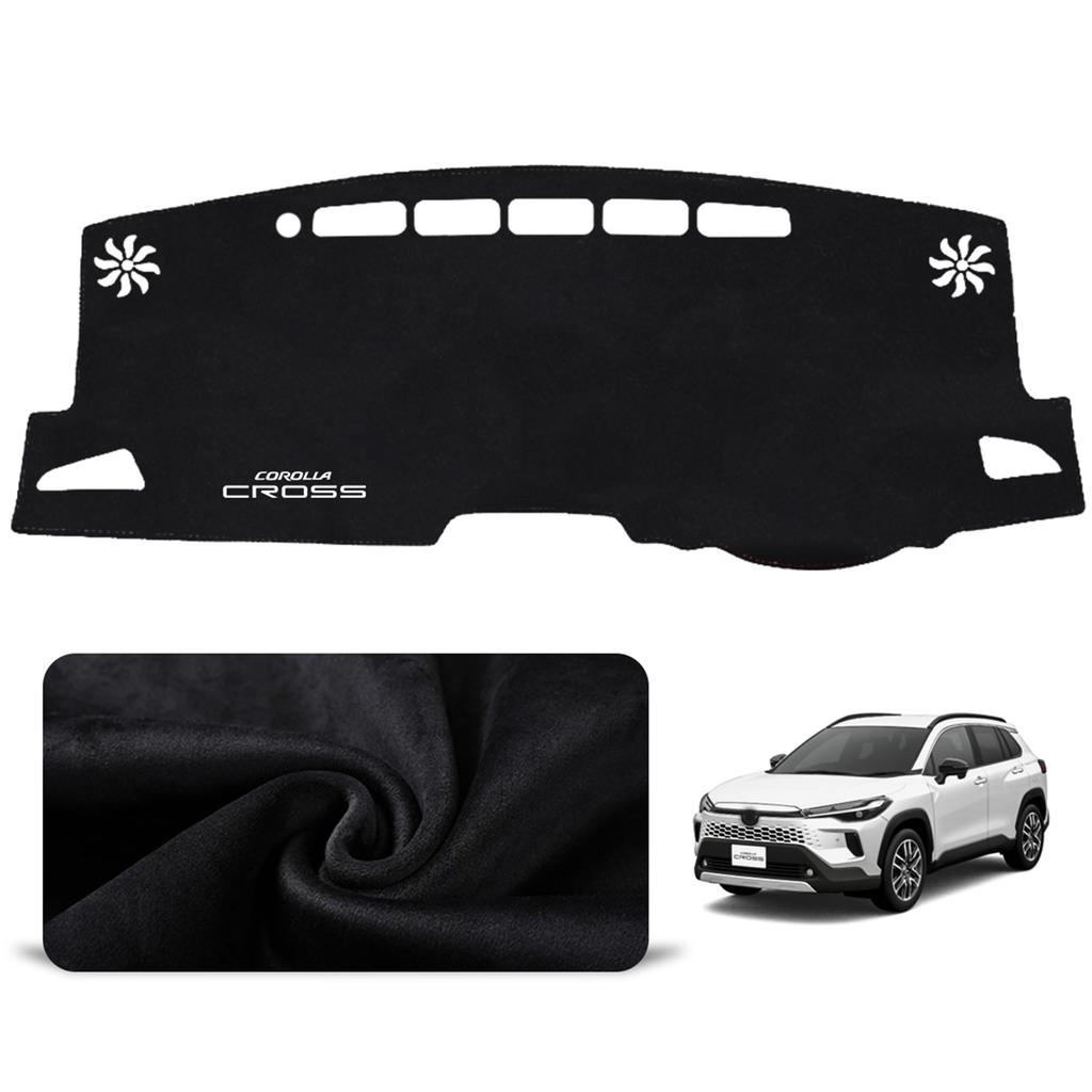 Dashboard Cover Specifically Designed for Toyota Corolla Cross 10 Series 2021 December Features Include Sun and Heat Available In Suede-like
