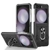 For Samsung Z FliP7 Folding Phone Case Mecha Ring Holder Galaxy Z FliP6 Case