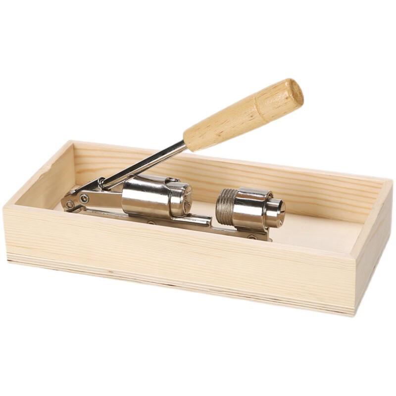 Stainless Steel Nut Cracker with Storage Box