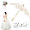 Bridal Lace Cotton Umbrella for Wedding Parties Dancing Photography Prop