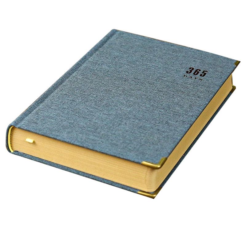 A5 Minimalist Vintage Kraft Paper Planner 365-Day Thick Blank Notebook for Journaling Love Diary