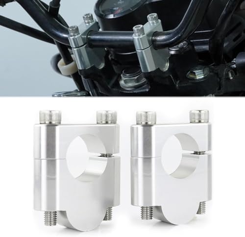 

Вынос руля, Мотоцикл, 30 мм вверх, Руль, Проставка, Подъемник руля, Универсальный, Комплект из 2 штук, Зажим руля, Подъем руля, Устраняет наклон вперед