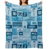 The Office Throw Blanket bed plaid Sofa Quilt Bed covers christmas gifts Blankets