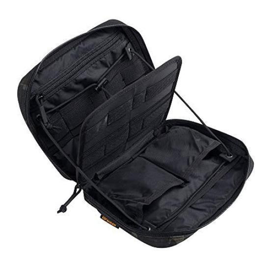 ELITE Nylon Hüftaufbewahrungswerkzeug Kleinartikel Klettverschluss Groß für Outdoor und Arbeit [AUSGEZEICHNETER SPANKER] Multifunktionale Tasche, Tasche, Tasche, Tasche, Organizer,