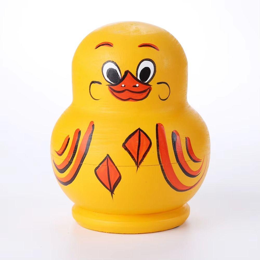 10 Layer Nesting Dolls Wooden Stacking Dolls Decorations Matryoshka Doll Toys  Decor Crafts