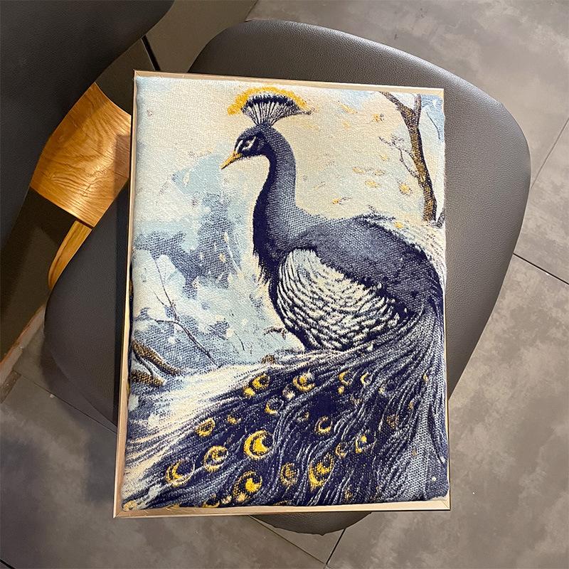 New Printed Double-sided Imitation Cashmere Thickened Scarf Women's Windproof and Cold-proof Dual-purpose Shawl Fashion