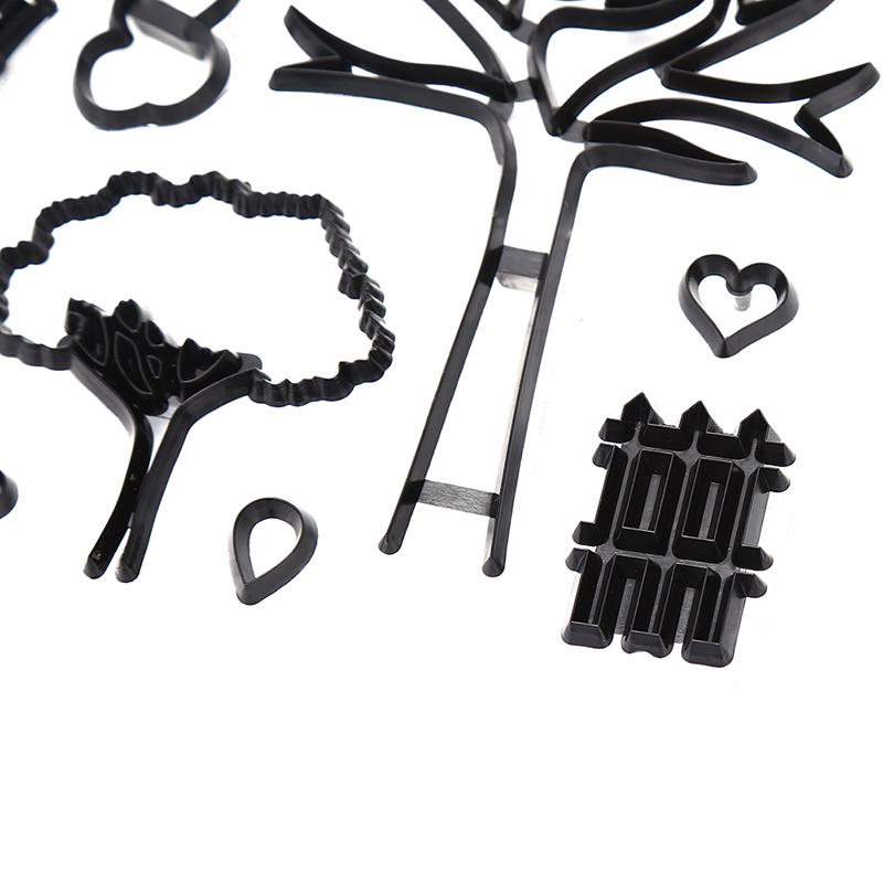 14pcs park series Plastic Silhouette Cookie Cutters Cake Biscuit Mold decoO*ca