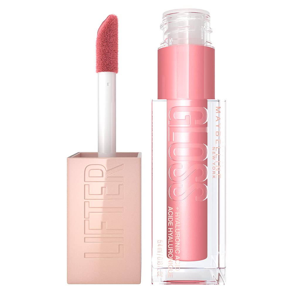 Maybelline New York Lifter Gloss Silk Hydrating Lip Gloss 5.4ml High Shine Non Sticky With XL Wand Moisturizing Color For Smooth Plump Lips