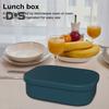 Silicone Lunch Box with Multi-compartments Leak-Proof BPA Free Food Storage Container Microwave/Oven/Freezer Safe Bento Box for Work Travel Picnic