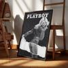 Sexy Female Celebrities Magazine Playboy Canvas Painting Poster HD Quality Poster Wall Art Painting Study Room Wall Decor
