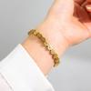 Little Daisy Stainless Steel Women's Bracelet - Summer Niche Design, Luxury Titanium Feel, Simple Elegant Jewelry