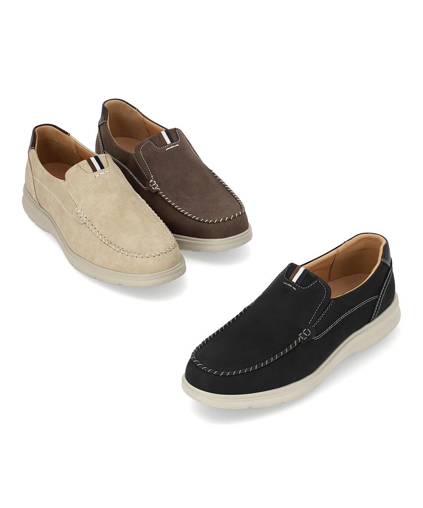 Elcanto Matsu Men'S Stitched Webbing Casual Slip-Ons 3Cm Lcmc25M613
