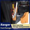 Side Storage Box Organizer for Ford Ranger 2023-2025, Rear Row Compartments, Car Accessories