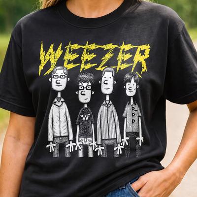 Weezer T-Shirt, The Weezer Rock Band Shirt, Retro Music Unisex Tee