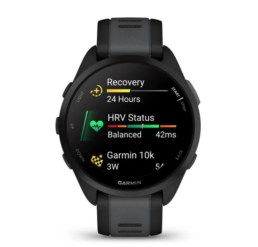 Garmin Forerunner 165 Schwarz / Schiefergrau 43 mm